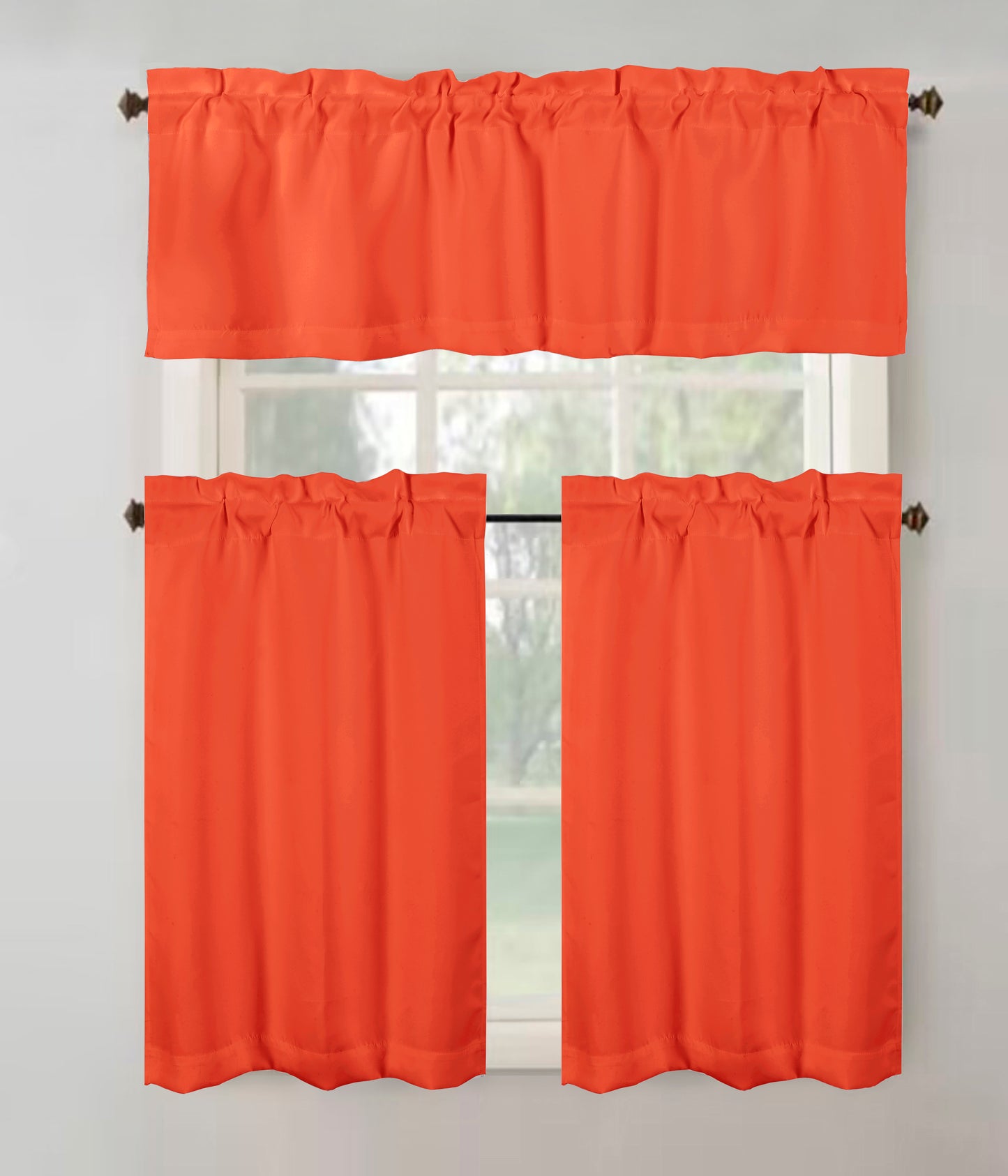 Anchorage Blackout Kitchen Curtain 3 Pieces