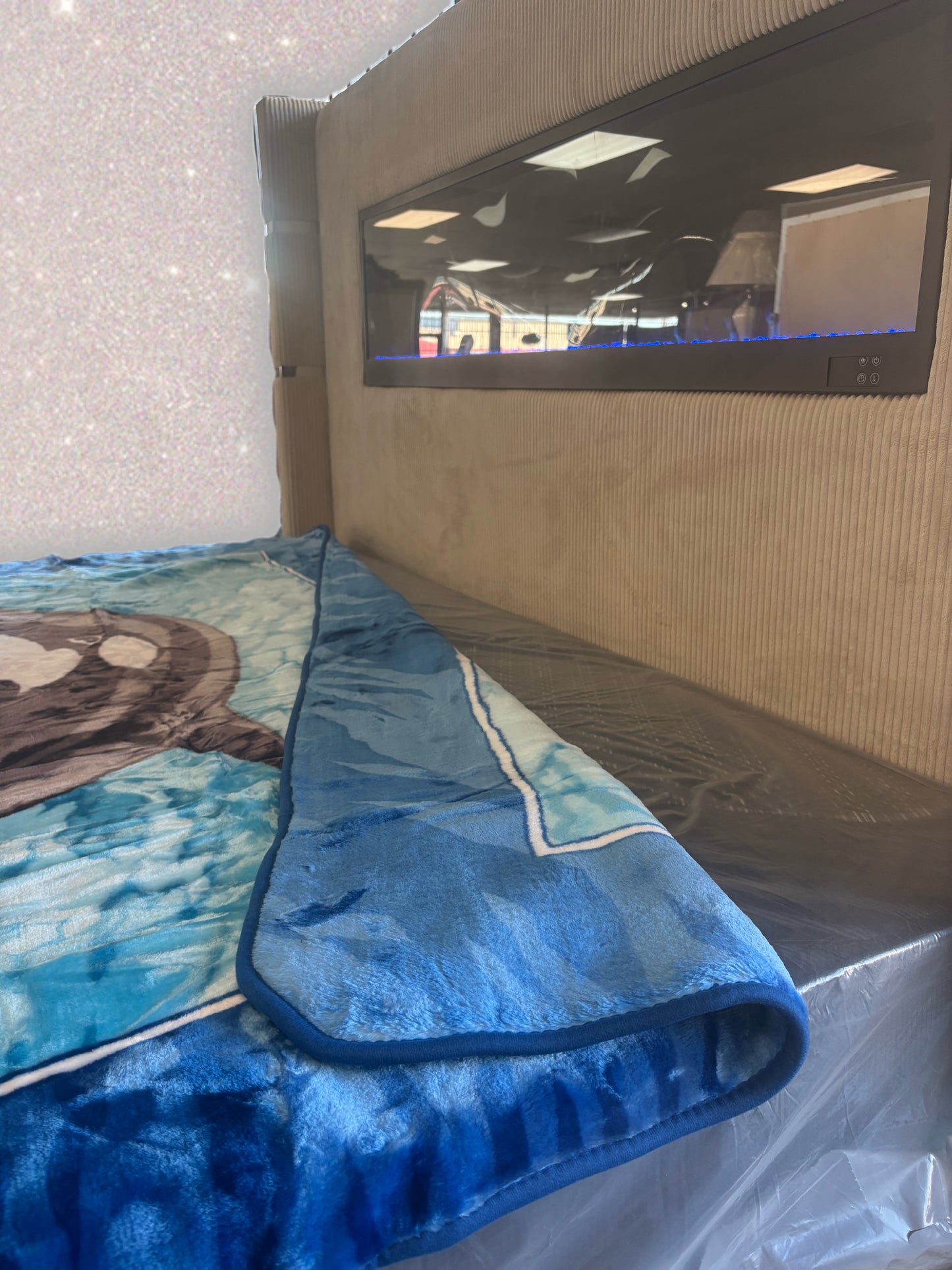 BM121 Solaron Blanket Korean Mink - Killer Whale Blue