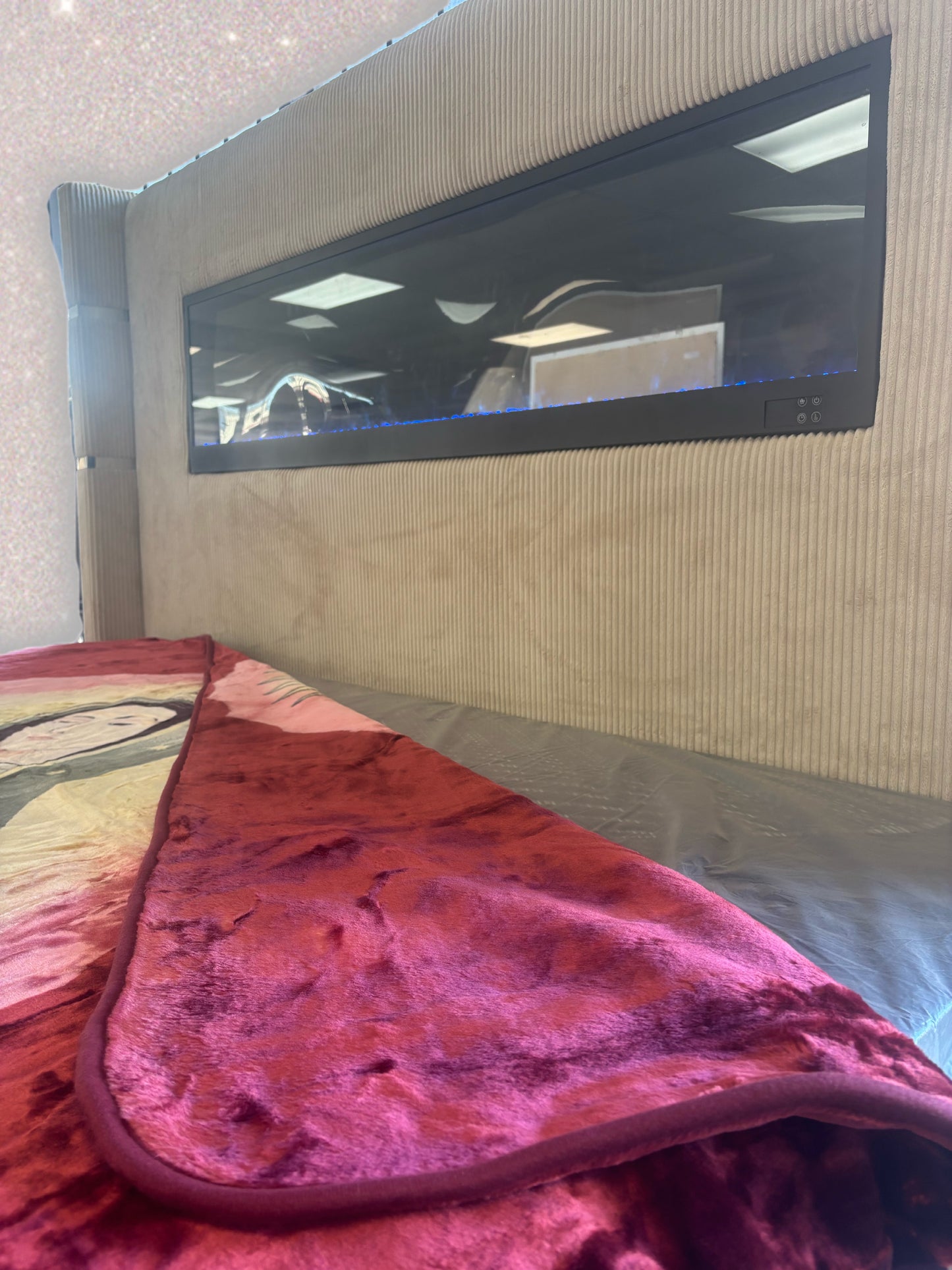 BM93 Solaron Blanket Korean Mink - Virgin Mary Burgundy