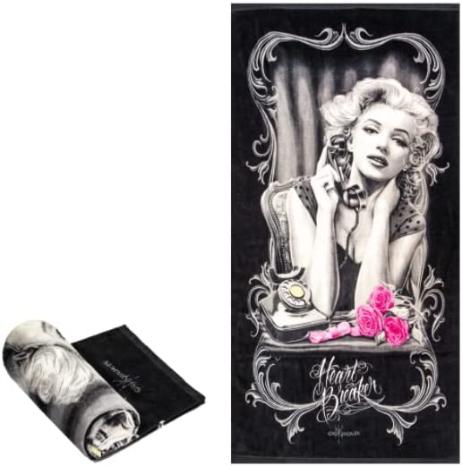 Beach Towel - Marilyn Monroe Heartbreaker
