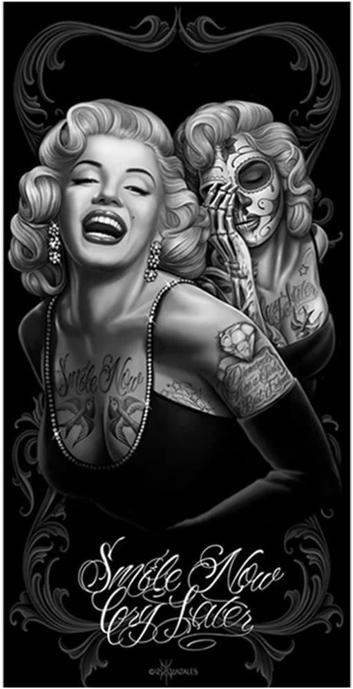 Beach Towel - Marilyn Monroe Smile Now