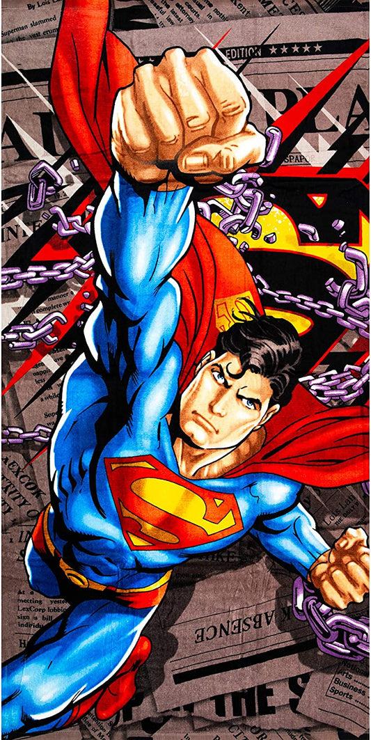 Beach Towel - Superman Daily News