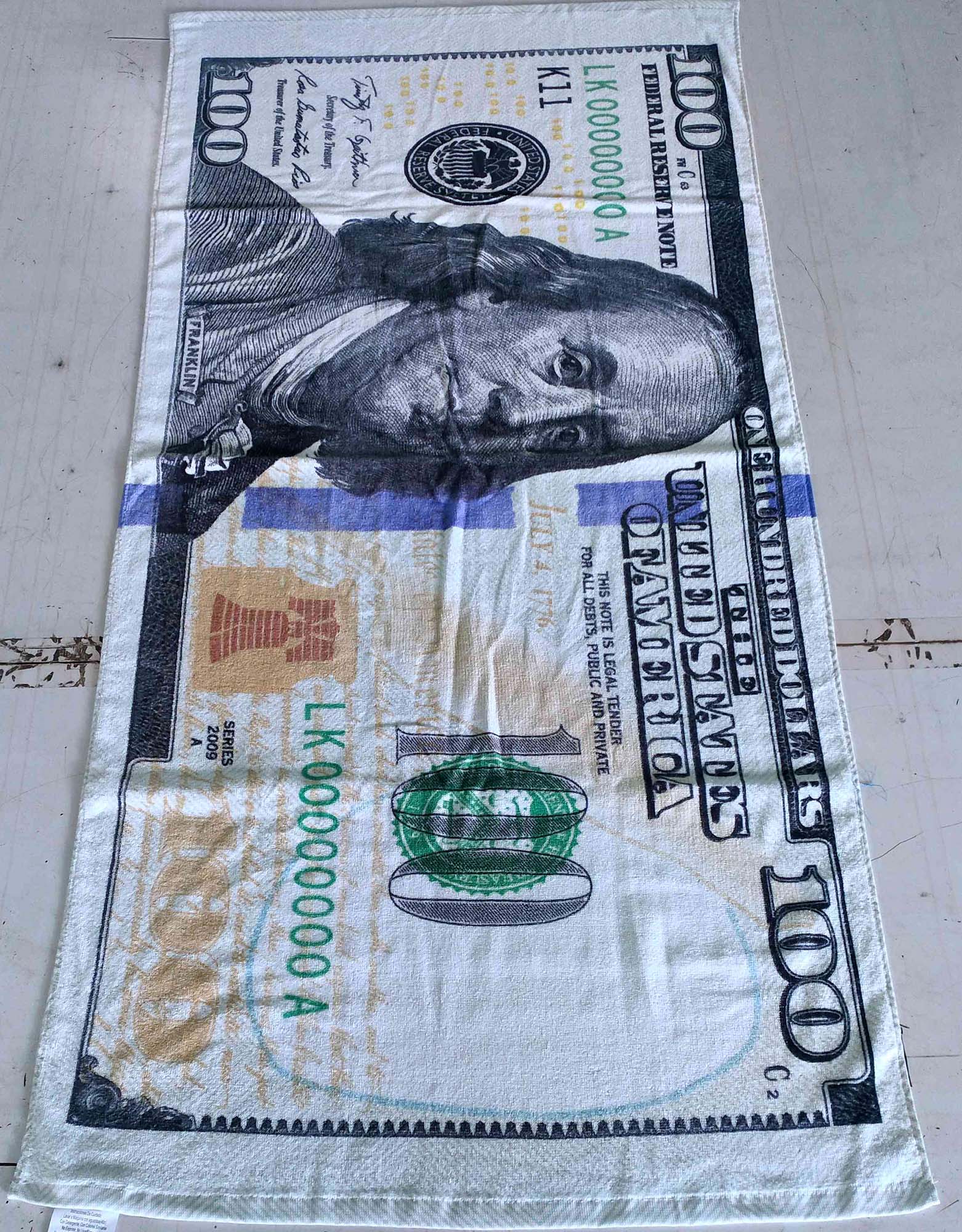 TOWEL 100 Dollar Bill – Royal Home Fashion - Main Image