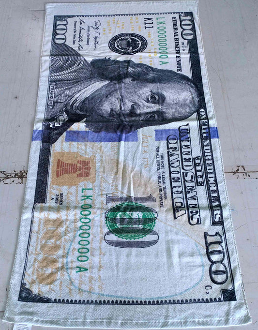 TOWEL - 100 Dollar Bill