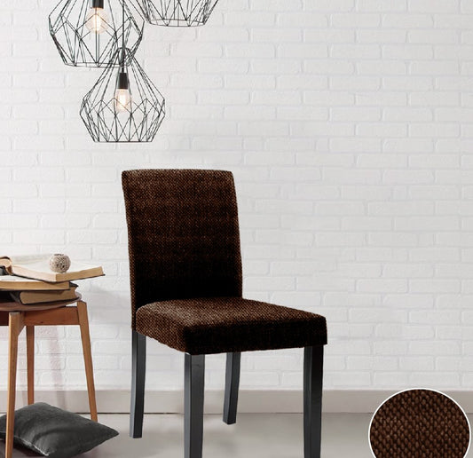 Monica Stretch Dining Room Chair Cover COFFEE
