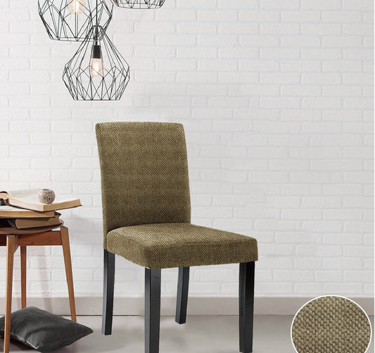 Monica Stretch Dining Room Chair Cover TAUPE