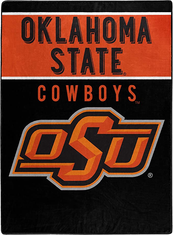 University Oklahoma State Cowboys OSU Twin Blanket