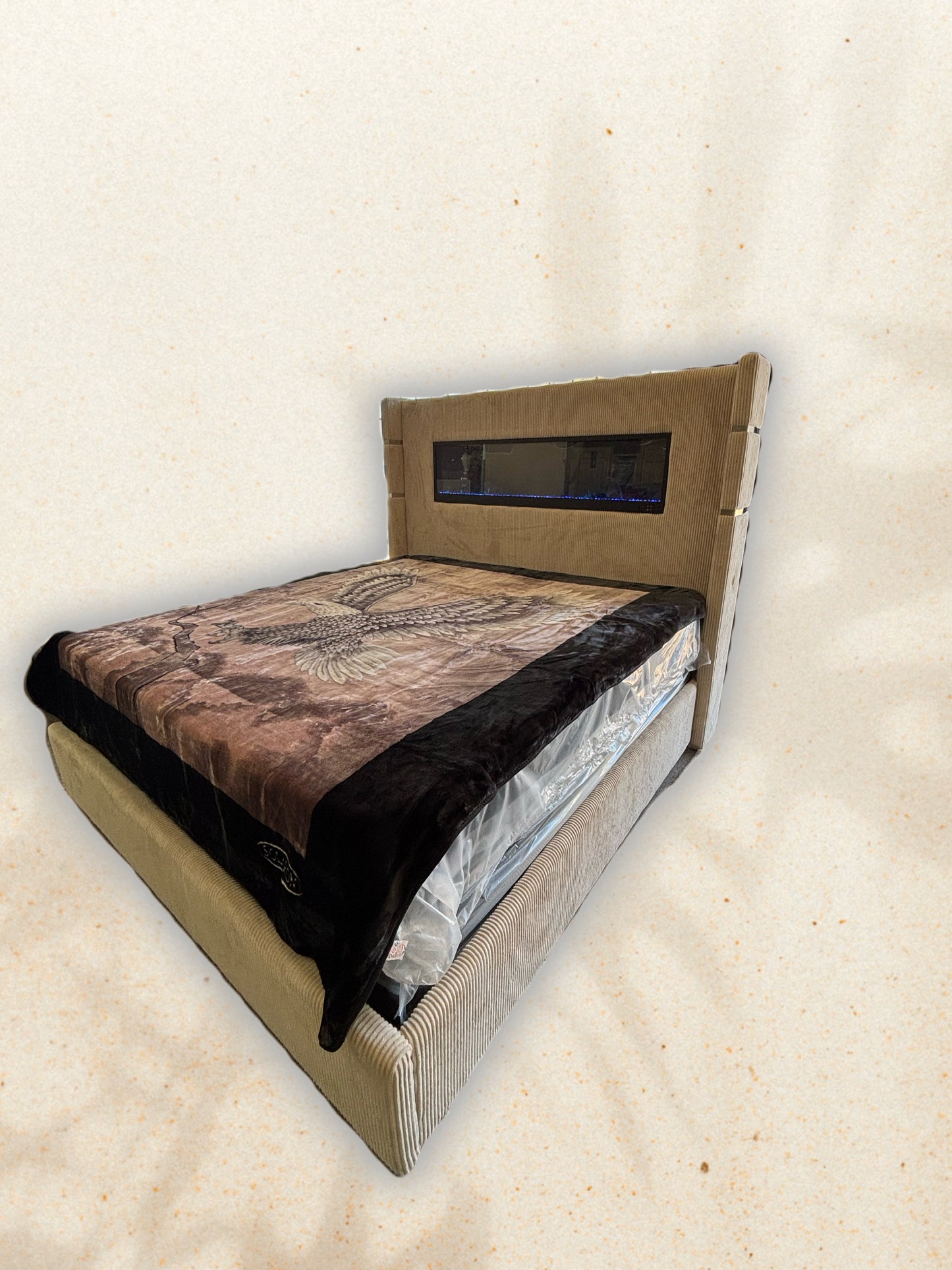 BM118 Solaron Blanket Korean Mink - Lone Eagle Black