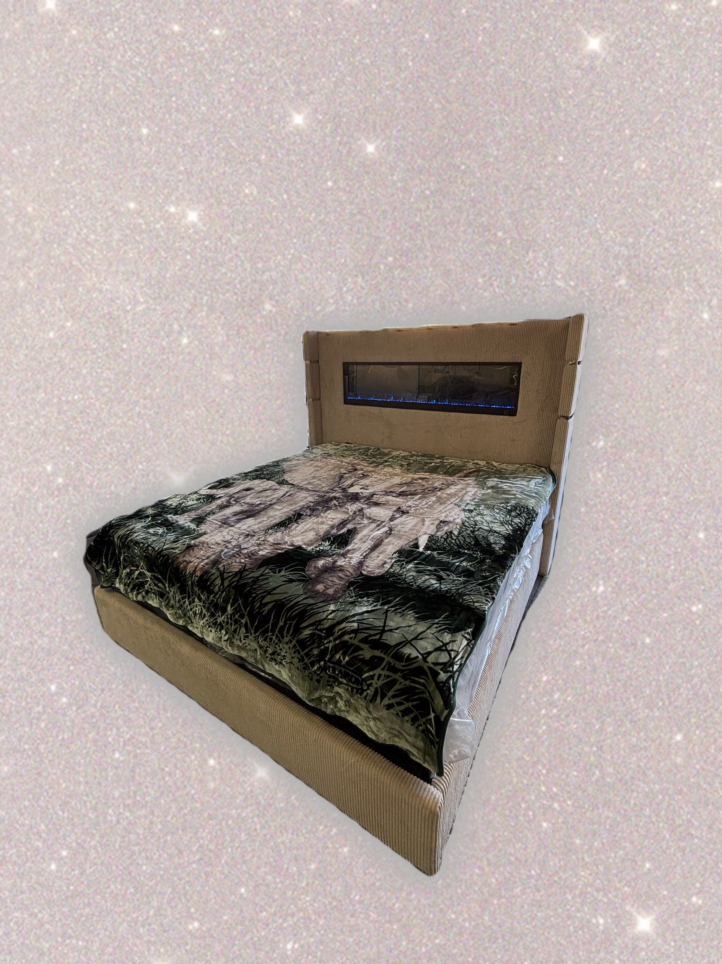 BM137 Solaron Blanket Korean Mink - Elephant Green