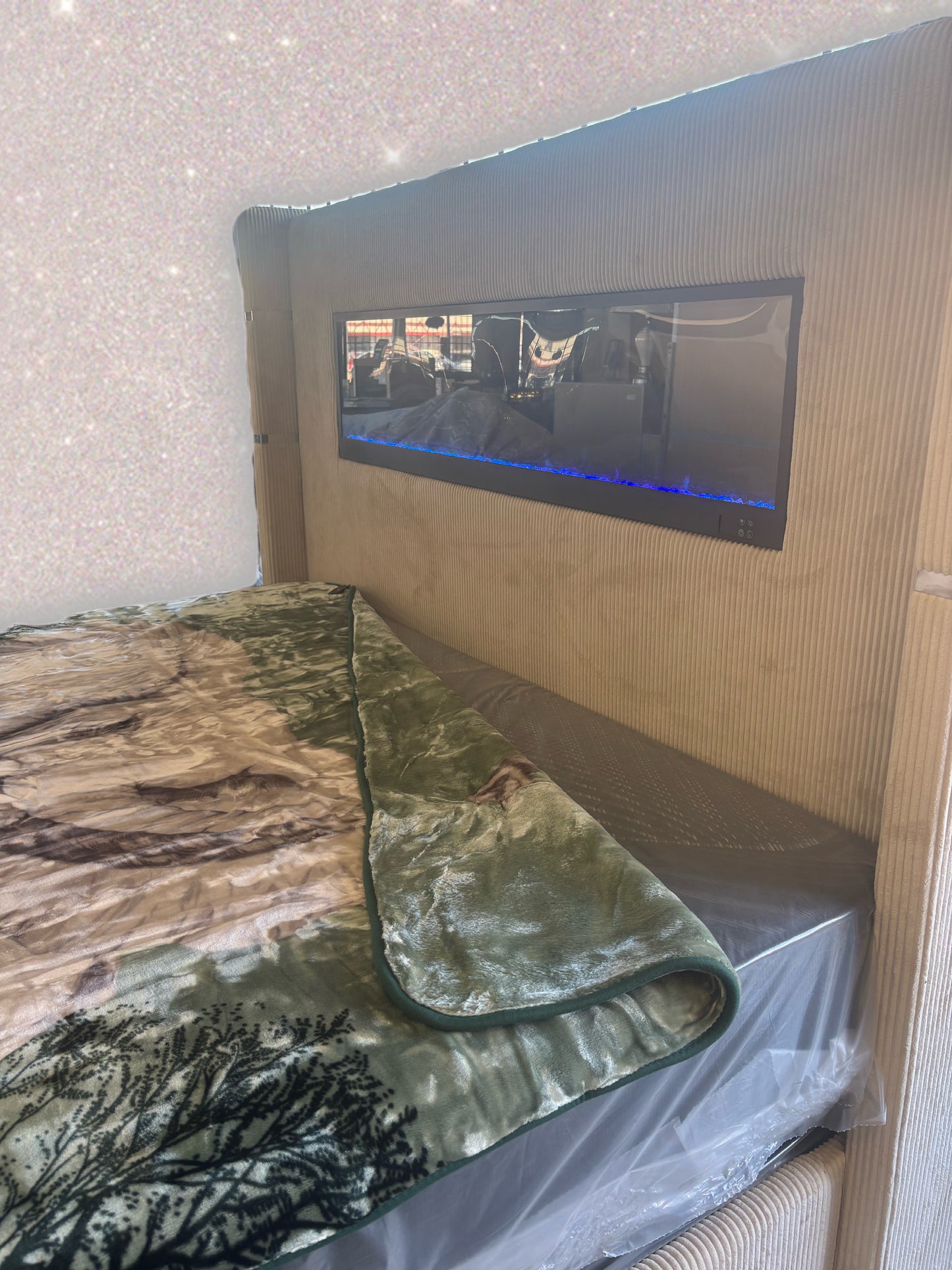 BM137 Solaron Blanket Korean Mink - Elephant Green