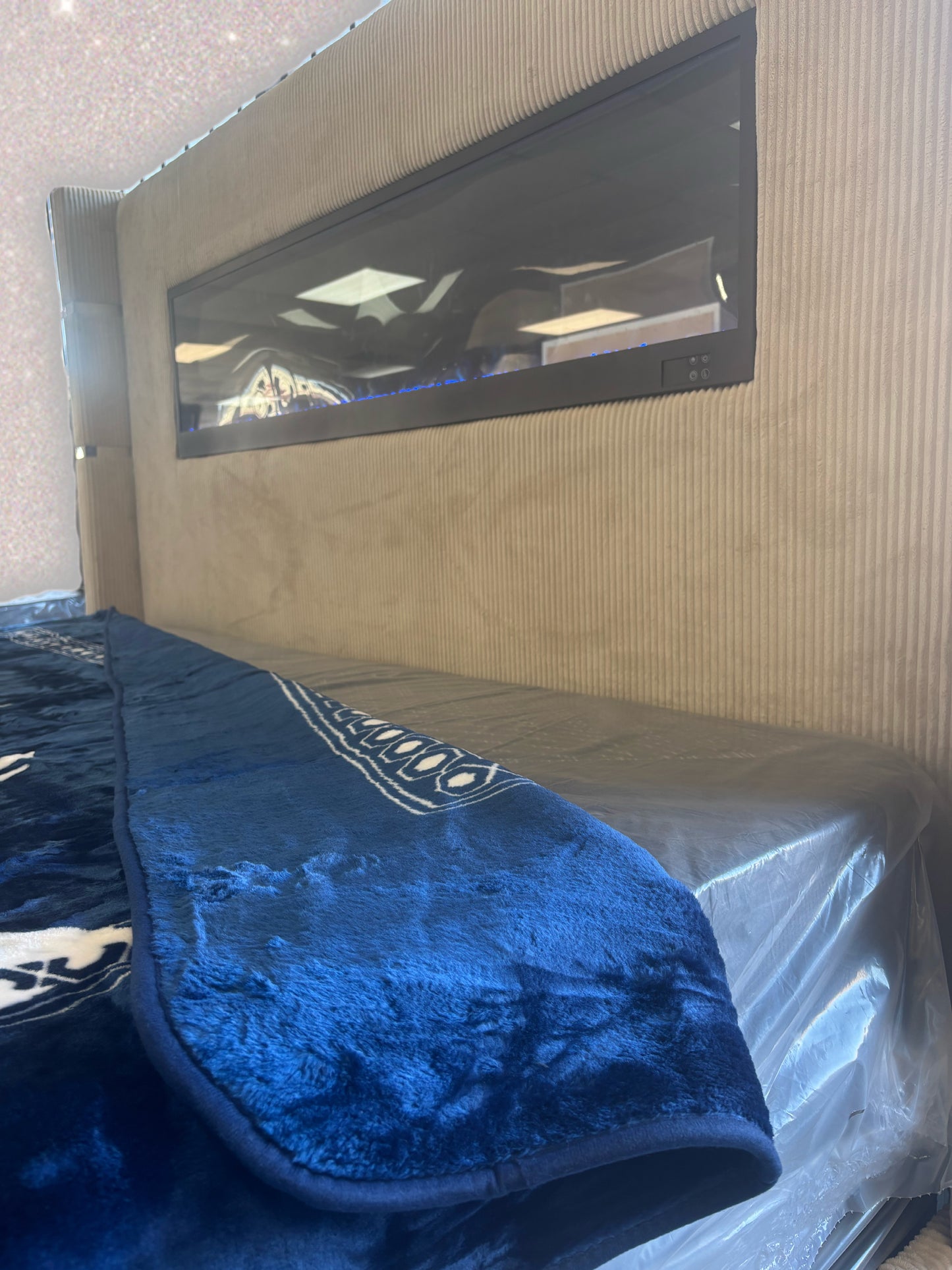 BM201 Solaron Blanket Korean Mink - Unicorn Blue