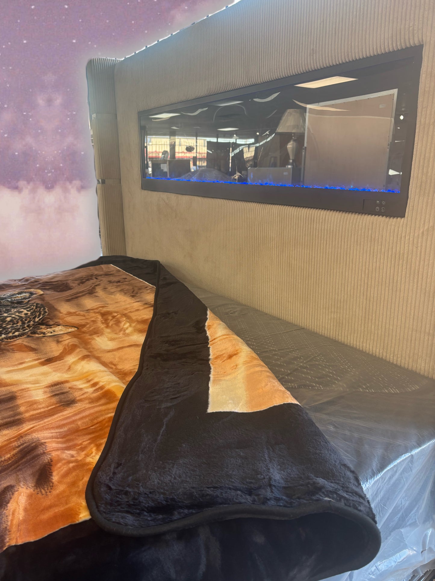 BM229 Solaron Blanket Korean Mink - Cheetah Jaguar Black