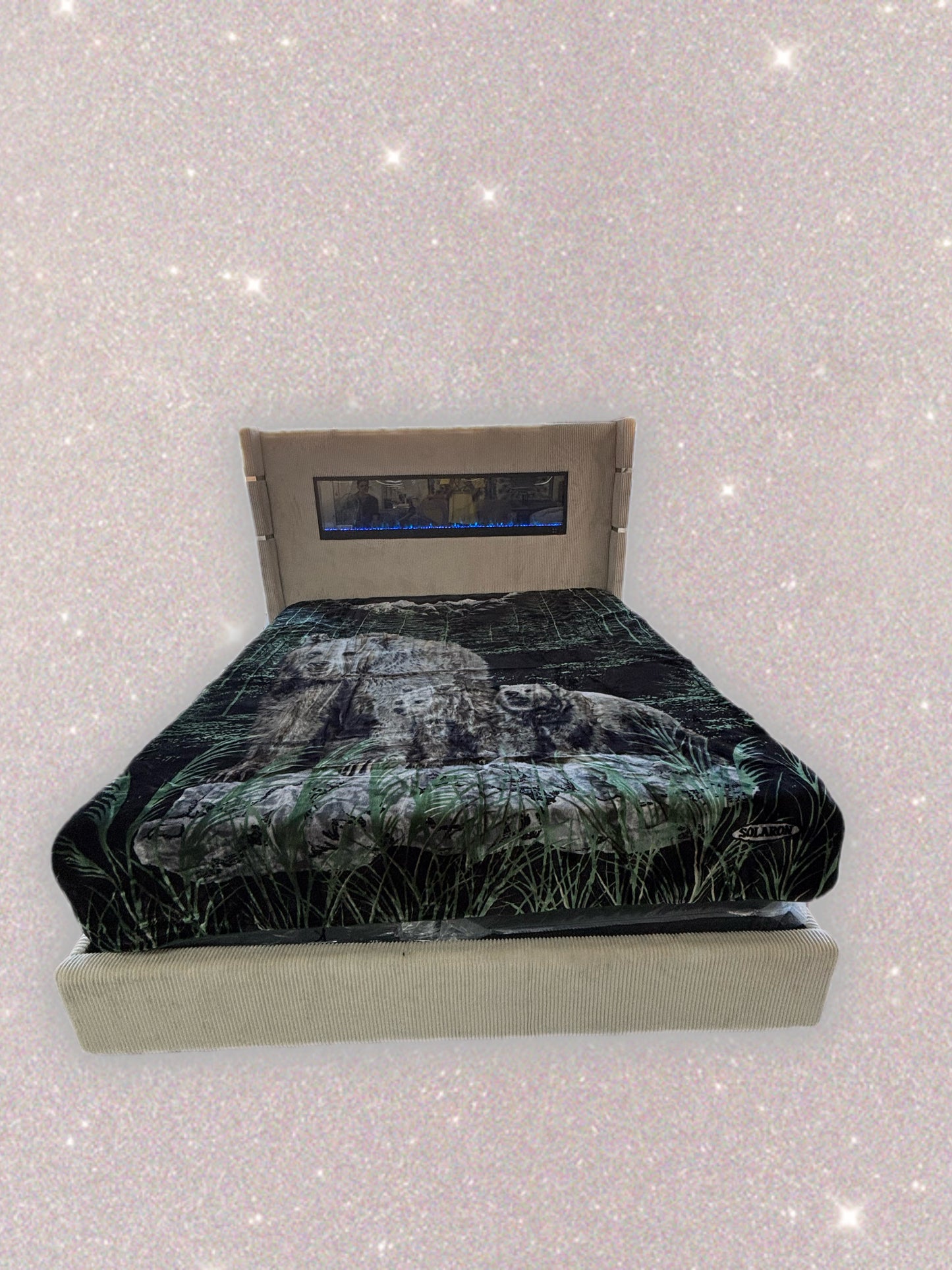 BM274 Solaron Blanket Korean Mink - Bear Family Green