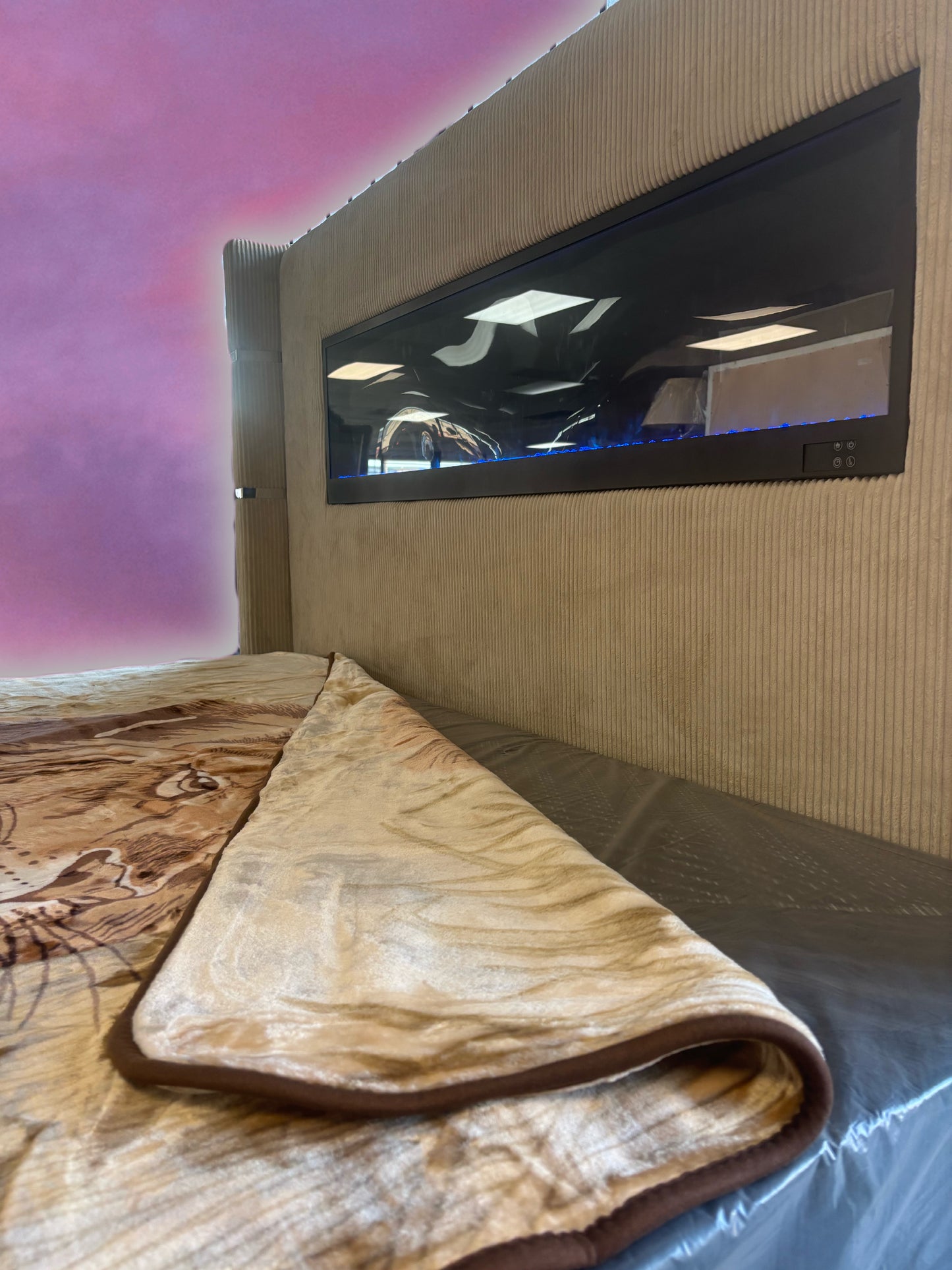 BM83 Solaron Blanket Korean Mink - Lion King of the Jungle Brown