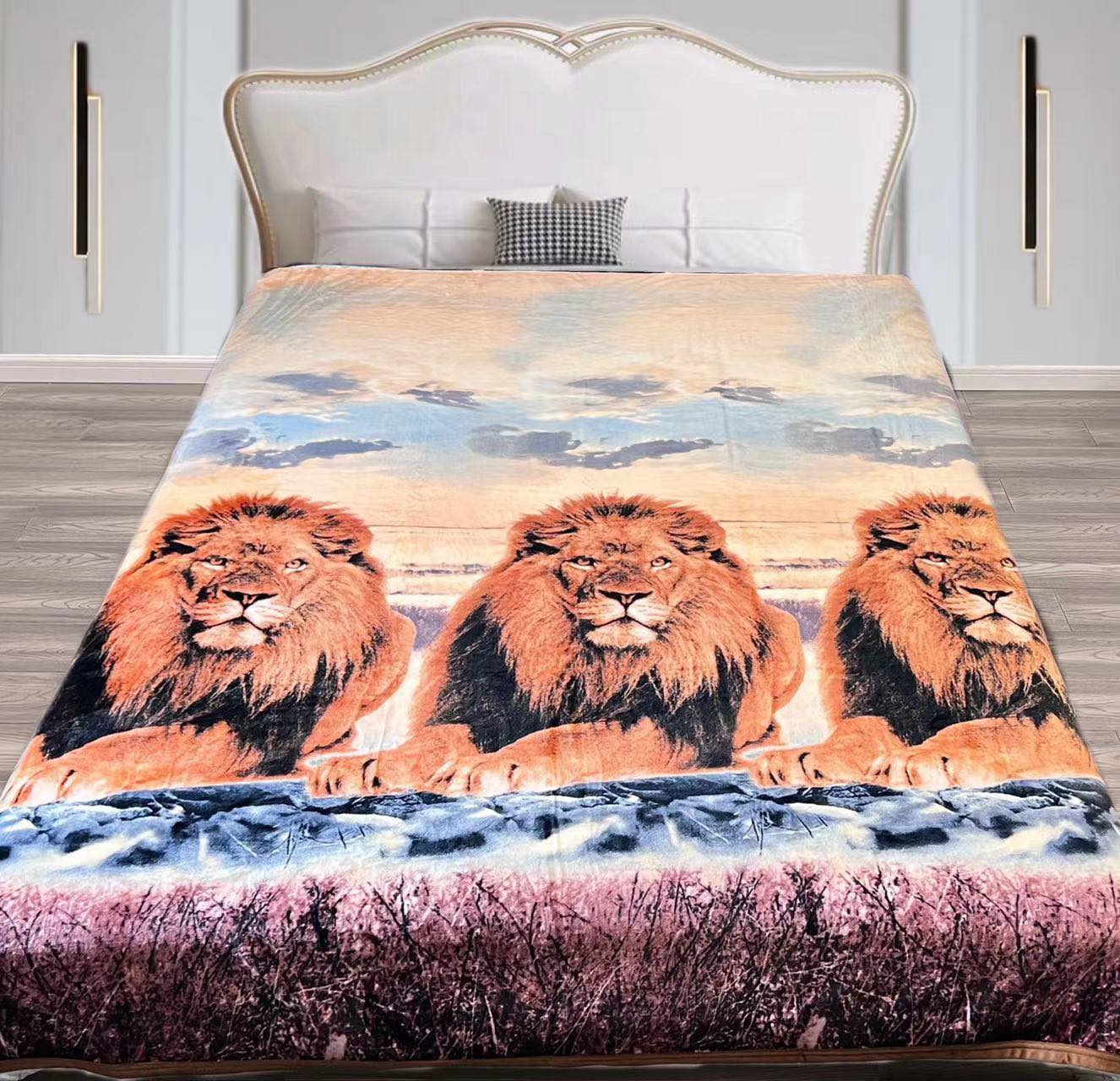 Royal Flannel Blanket - Lions