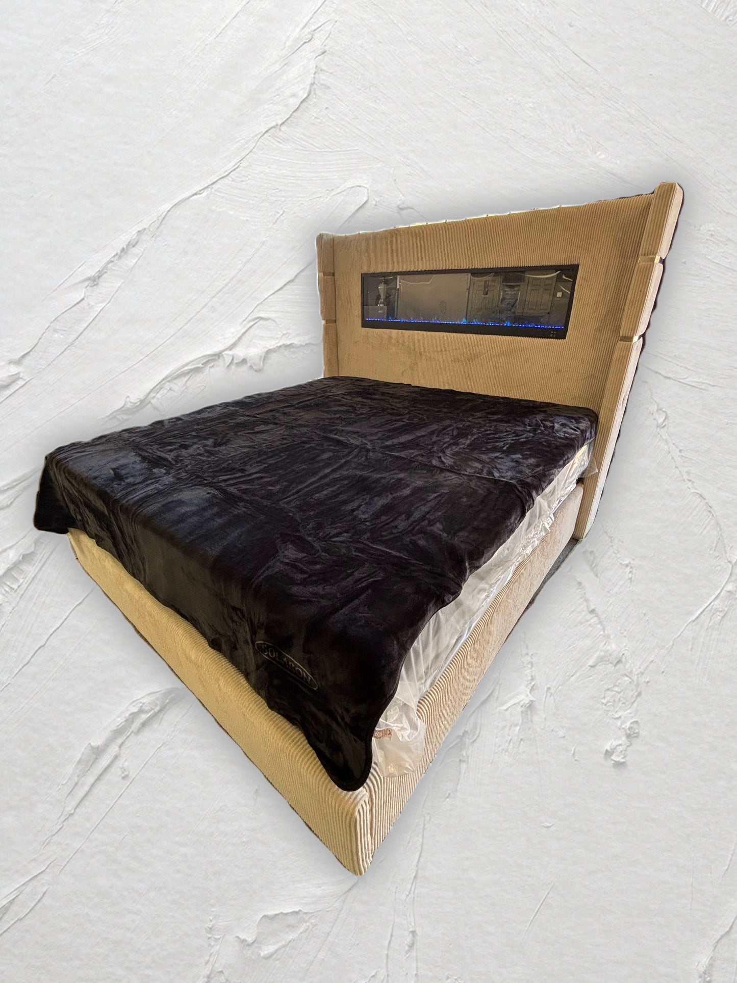 Solaron Blanket Korean Mink - Solid Black