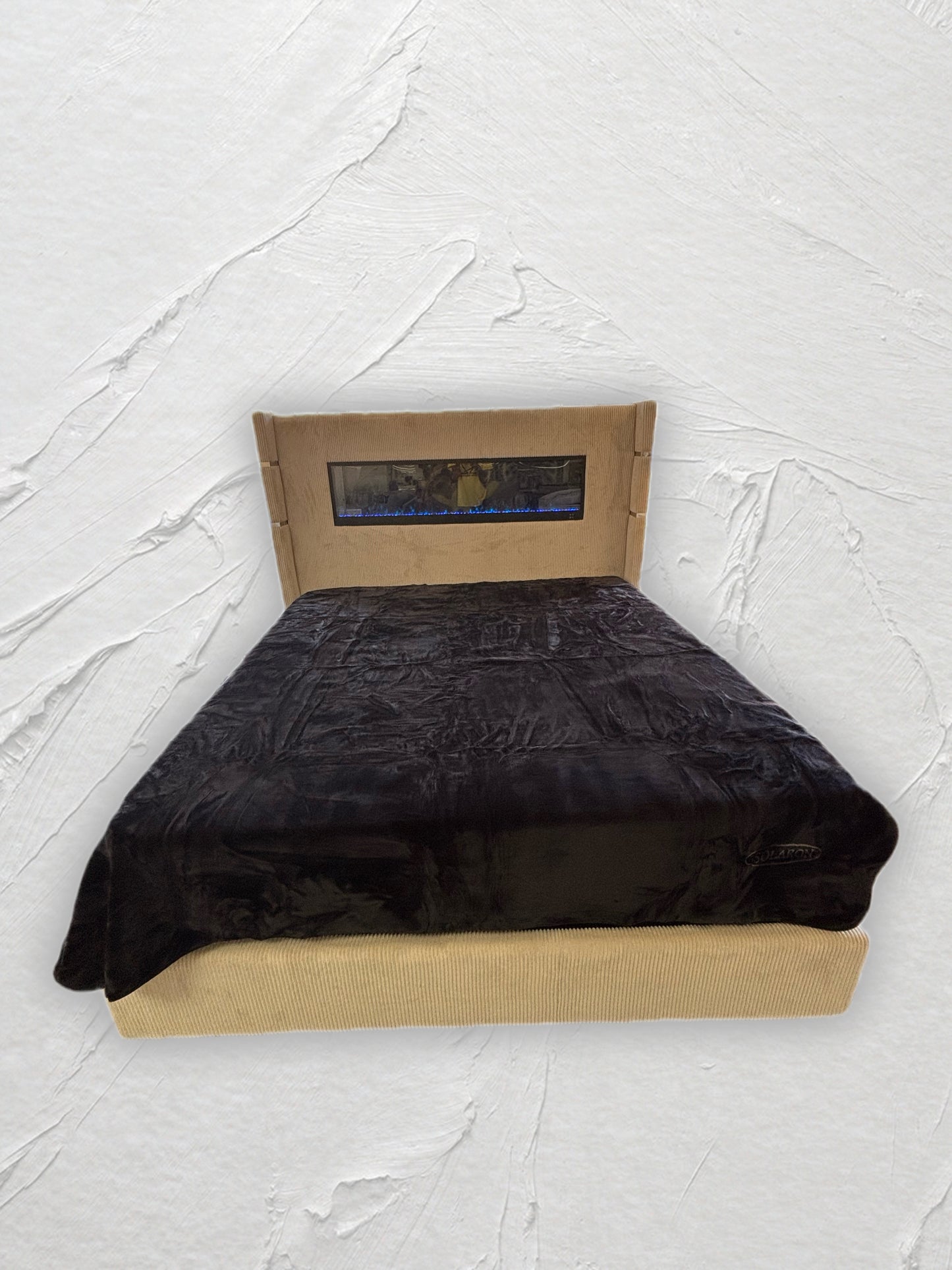 Solaron Blanket Korean Mink - Solid Black