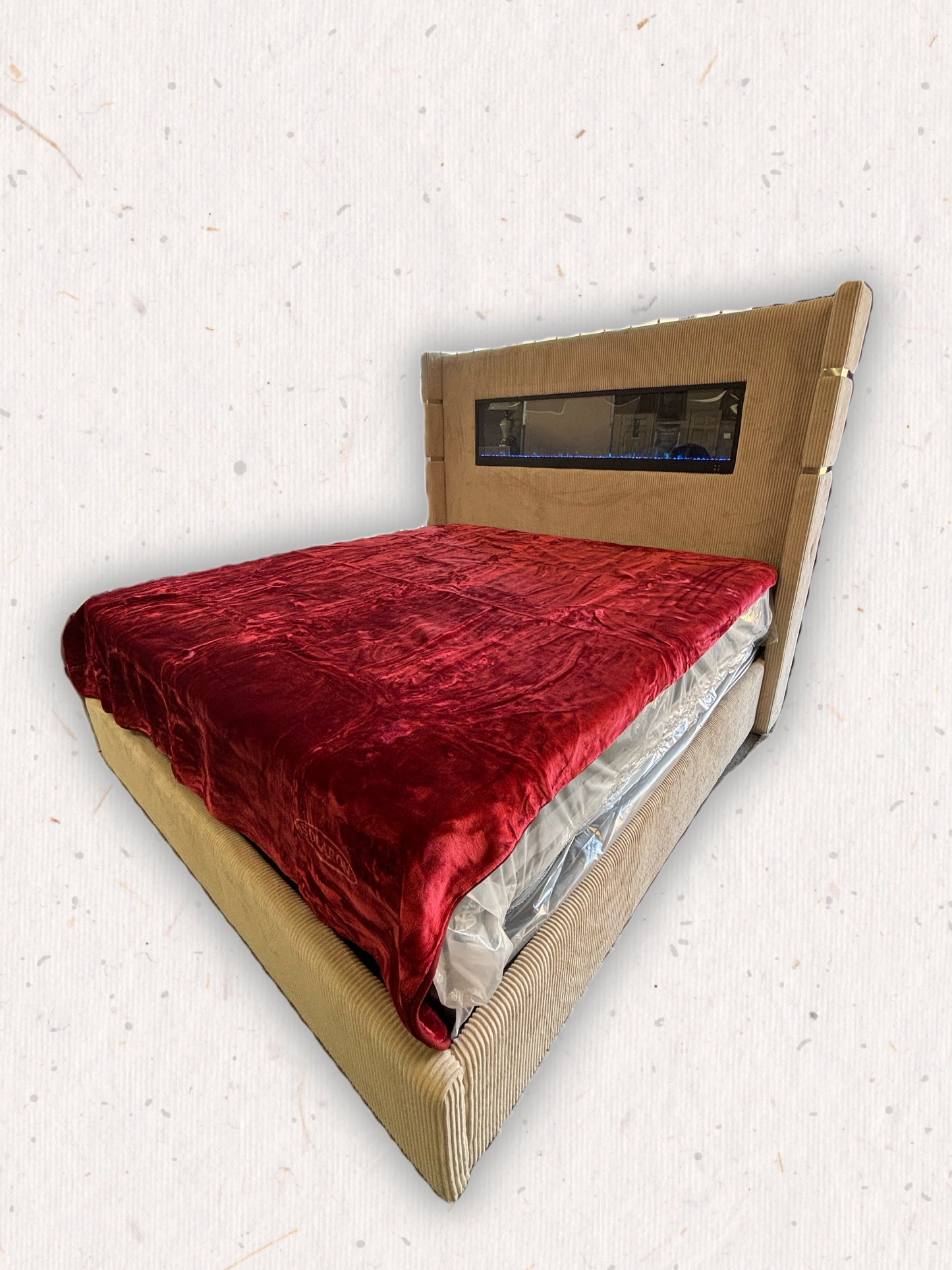 Solaron Blanket Korean Mink - Solid Burgundy