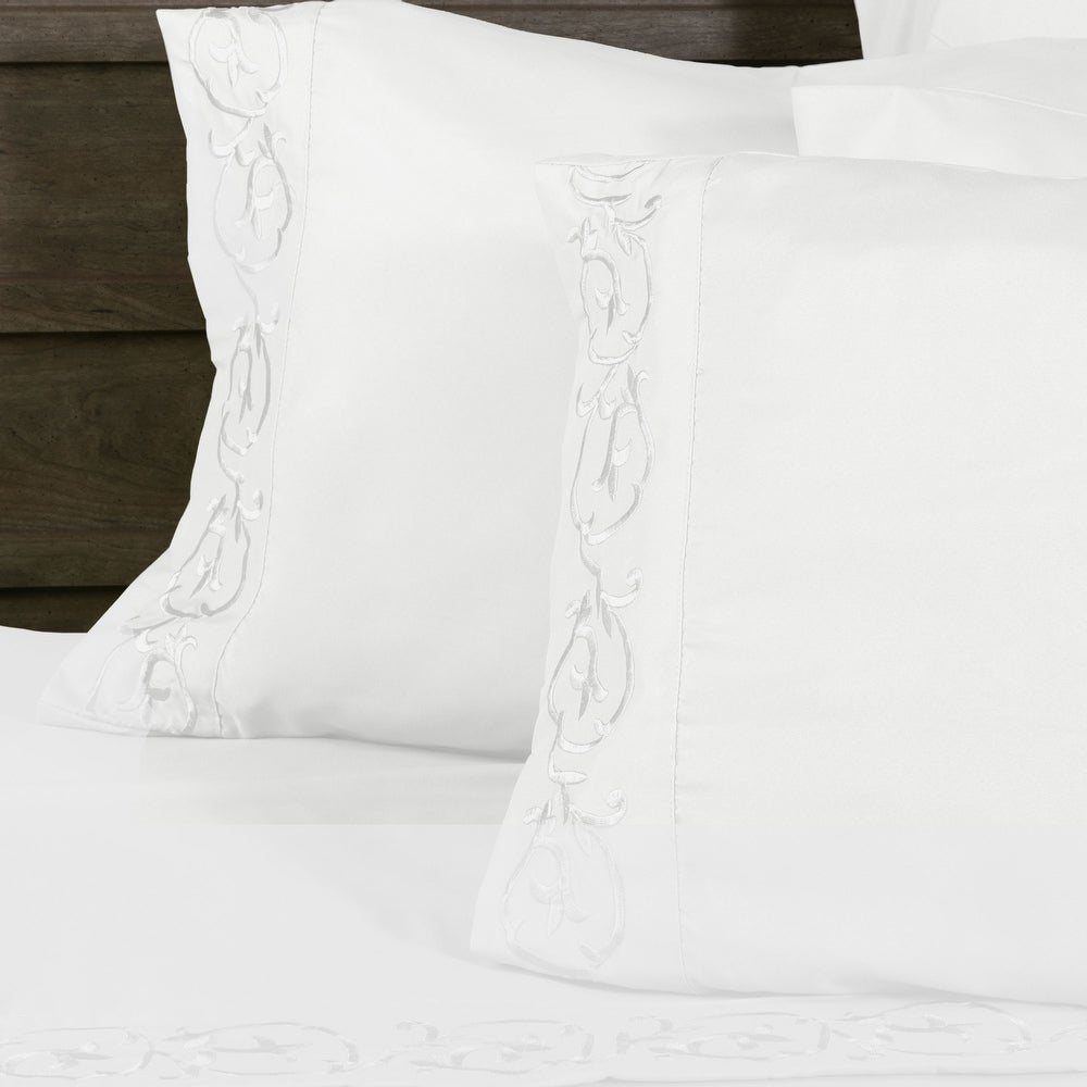 Royal Majestic Bed Sheets 6 Pieces Sheet Set - White Color