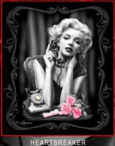 JPI Marilyn Monroe - HEARTBREAKER - Queen Blanket