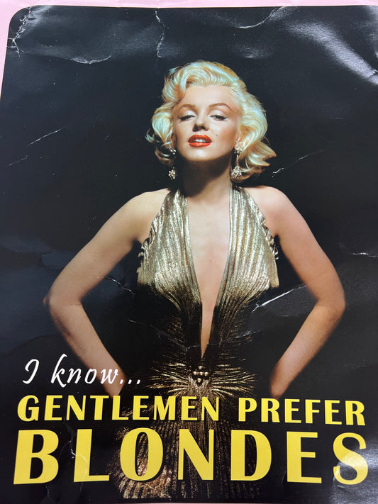 JPI Marilyn Monroe - GENTLEMAN PREFER BLONDES GOLD - Queen Blanket