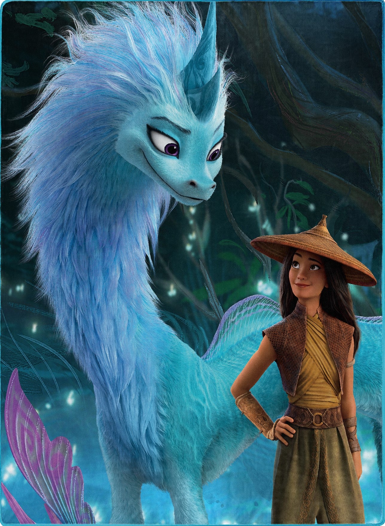 Disney Raya Family Disney Raya and The Last Dragon - Eye To Eye Blanket – Royal Home Fashion