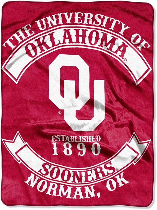 College University of Oklahoma Sooners Twin Blanket